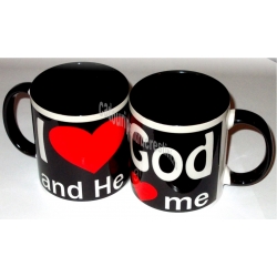 Cana color lucioasa, I love God...